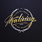 2014 lettering/calligraphy selection : Hand made design collection.