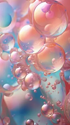 闪亮的气泡壁纸