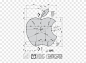 苹果LOGO尺寸 dimensions-of-apple-logo-hd-png-download