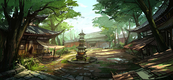 《零世界》场景原画_多玩图库