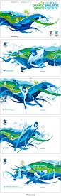 精选一组奥运相关的设计作品，涵盖图标和海报。做奥运Banner、专题时可能会用到哟。