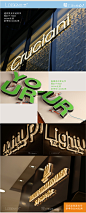 亚克力发光字 品牌logo招牌制作 迷你发光字制作 led门头广告-tmall.com天猫
