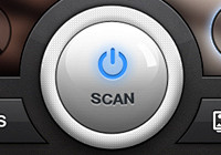 glossy scan button -...