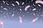 五彩缤纷纸屑丝带庆祝活动生日聚会装饰元素AI矢量设计素材JT1907-淘宝网