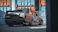 3D automotive   blender BMW car CGI concept modeling Render restomod