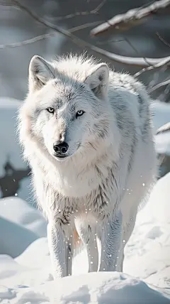 动物户外凶猛森林犬科狼野生