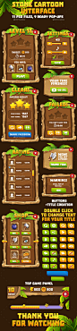 石器时代的游戏界面包——用户界面游戏资产Stone Age Game Interface Pack - User Interfaces Game Assets2 d,android应用游戏,资产,按钮,设计,设计师,幻想游戏,游戏装备,游戏,gui,ios,装备,拼图,符文,石头,石器时代,石头gui,ui,用户界面、木材、木、木gui 2d, android, app game, assets, button, design, designer, fantasy, game, game kit, gam