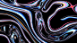 General 4096x2265 MacBook 4K digital art chrome