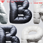 3D typography ai bounce cinema 4d dalle2 floating inflatables letters rendering typography  