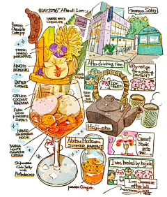 吃西瓜的短腿兔子采集到水彩风绘画作品