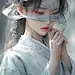蒙眼女孩子