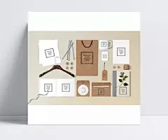 高端VI提案样机PSD素材|名片,信封,信纸,样机,照相机,高端VI提案样,VIS系统PSD,psd图库