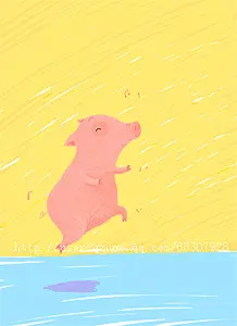 -插画家园-插画家园在地铁上画画-插画家园人生嘛要学会自娱自乐,,晚上圣诞老人该出来了？#插画##小猪##心情#-插画家园