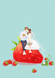 手绘情侣-花瓣网|陪你做生活的设计师 | 涂鸦王国gracg.com