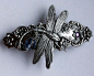 Dragonfly hair clip by Pinkabsinthe on deviantART