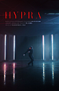 HYPRA : Audio-visual performance featuring Majid Kessab. Concept, design and film by Tim Jockel. Music by Yessian Music / MCR.HYPRA is a dynamic system that merges music, dance and digital art.Majid Kessabs energetic expressions take the viewer on an acce