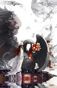 天鹅湖奇遇 作者: 陈炻 - 涂鸦王国