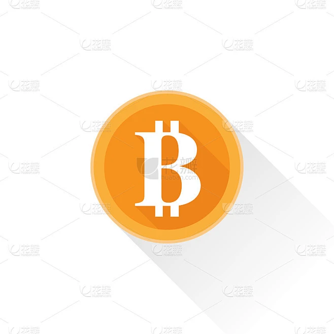 平面图标-比特币标志图片_其他图片图片素材-花瓣网
