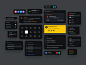 Dribbble - Austrace-Components-Dark.png by Bipin Balan