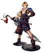 Tidus Character Art from War of the Visions: Final Fantasy Brave Exvius