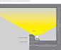Cove lighting is one of the basic lighting techniques, a type of uplighting that directs light to the ceiling plane from a cove on one or more sides of a room to provide overall diffuse illumination.
