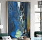 巨幅抽象油画欧式壁画客厅装饰画背景墙餐厅走廊玄关挂画现代简约