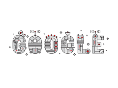 谷歌涂鸦谷歌涂鸦字符刻字adobe illustrator海报平面字体设计字体错字标志设计图标实验排版类型矢量字体图形品牌标志图谷歌