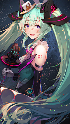 草莓棒棒糖q采集到初音