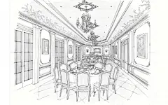 【国外建筑师方案手绘 黑白线稿】分辨率2268*1417无水印 4485752