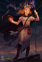 Pathfinder: Kingmaker - portraits, Anna Pavleeva : Female Aasimar Cleric
Male Human Wizard

Owlcat Games 
november 2018