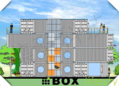 Boxlifestyle采集到集装箱建筑 集酷项目 太湖一号