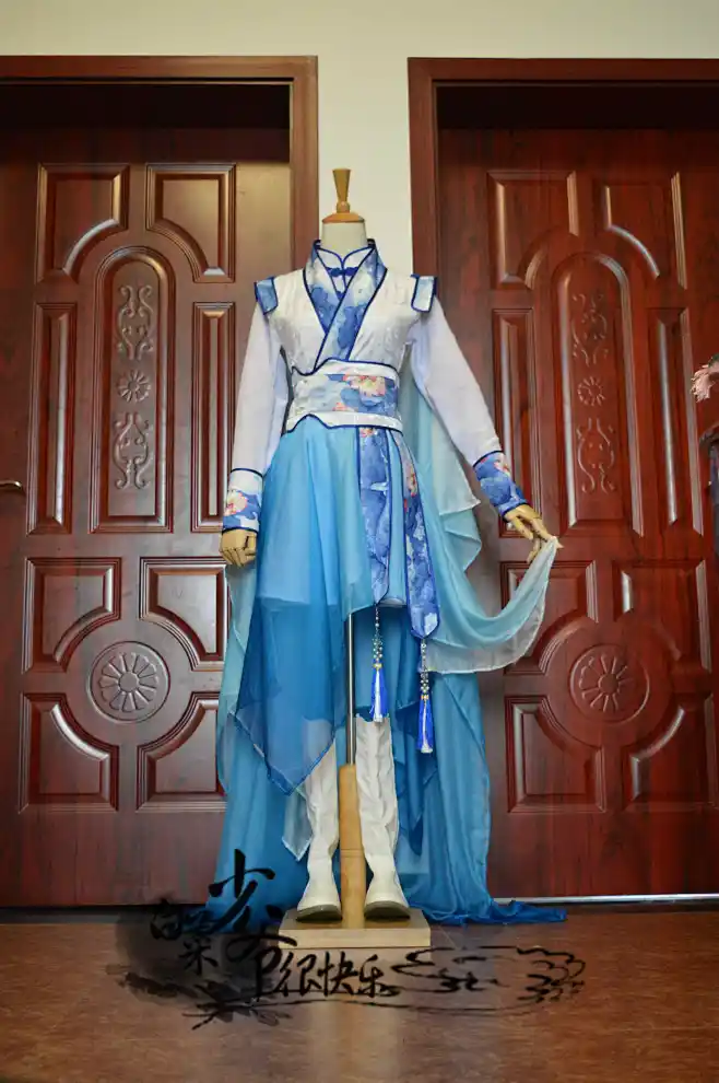 【少爷】cos古装、蓝色、蓝白古装-花瓣网