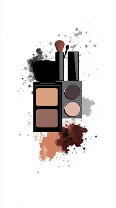 彩妆化妆品眼影粉底素材 (168)