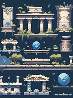 活嗻采集到场景——横版