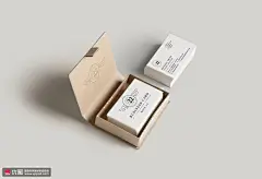 简洁优质 名片智能贴图 VI设计 Mockup Vol.04 办公用品 名片卡片
