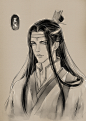 古风_观霜今天画画了吗_魔道祖师圈插画_网易GACHA二次元社区 #壁纸# #治愈系# #古风# #背景# #小清新# #美男# #二次元#