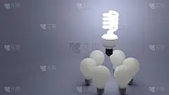 荧光灯,电灯泡,三维图形,在上面,能源,绘画插图,古老的,光亮,灯,明亮
