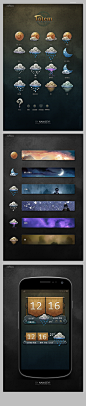 weather icons and wiget by nangeyi