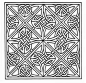 Celtic Knots 凯尔特结 图案，这种绳结式的图案出现在大概公元450年，象征着无限与永恒，常常被装饰在墓地的十字架上。