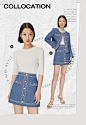 VeroModa2022早秋新款淑女优雅小香风肌理感半裙-tmall.com天猫