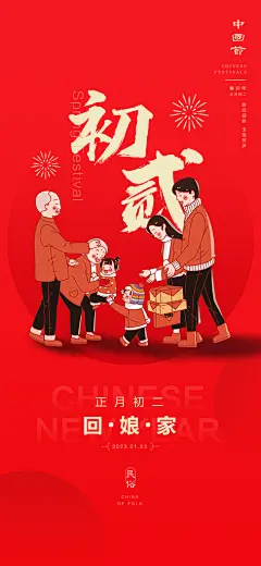 龙年大吉年俗新年微推系列