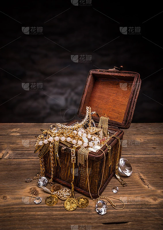 开宝箱素材-花瓣网