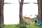 The Woodpecker, the Tortoise and the Deer : My artworks for some picture books - published by Parragon 2016