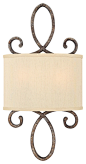 Fredrick Ramond Monterey 2-Light Sconce - traditional - wall sconces - Carolina Rustica