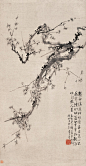  李方膺（1695-1755），中国清代画家。字虬仲，号晴江，别号秋池，抑园，白衣山人。为“扬州八怪”之一。通州（今江苏南通）人。出身官宦之家，曾任乐安县令、兰山县令、潜山县令、代理滁州知州等职，因遭诬告被罢官，去官后寓扬州借圆，自号借圆主人，以卖画为生。与李鱓、金农、郑燮等往来，工诗文书画，擅梅、兰、竹、菊、松、鱼等，注重师法传统和师法造化，能自成一格，其画笔法苍劲老厚，剪裁简洁，不拘形似，活泼生动。被列为扬州八怪之一。有《风竹图》、《游鱼图》、《墨梅图》等传世。著《梅花楼诗钞》。善画松、竹、兰、菊、梅