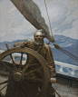 #杂图志# N. C. Wyeth (American, 1882-1945) ​​​​