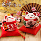 包邮羊毛毡戳戳乐 招财猫摆件打发时间手工制作装饰品diy材料包-tmall.com天猫