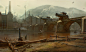 New Crobuzon - High Caliber Bridge by etwoo