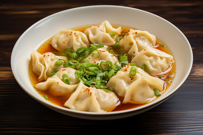 猪肉水饺汤饺水饺图片摄影图