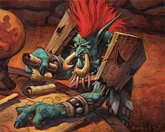 魔兽世界TCG卡牌原画欣赏 你说到底往哪边走